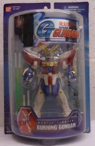 G Gundam Mobile Fighter Burning Gundam 7.5" Figure Bandai #11367 2002 SEALED NEW - Picture 1 of 3