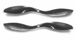 1 Paar 10x4.7 Carbon Propeller Luftschrauber (1x CW / 1x CCW) zB Quadrokopter - Bild 1 von 1