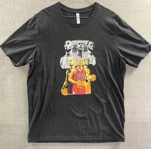 Camiseta Kobe Bryant Michael Jordan LeBron James Leyendas de Baloncesto Amigos XL - Imagen 1 de 5