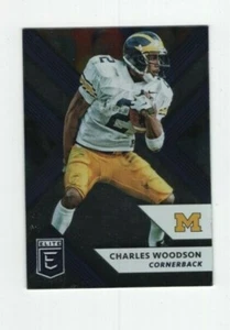 2018 PANINI ELITE DRAFT PICKS COLLEGIATE - CHARLES WOODSON MIGHIGAN #18 - Picture 1 of 7