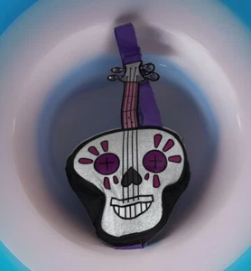 Sugar Skull Guitar Shoulder Bag Purse Disney Jr Vampirina Spookylela Spooktastic - Picture 1 of 8