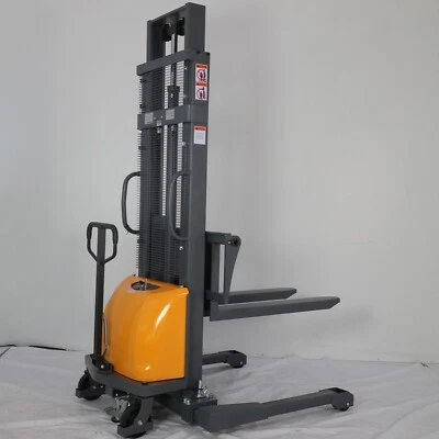 APOLLOLIFT Heavy Duty 3300lbs Semi Eléctrico Palet Straddle Staddle Stacking 118" Elevación Foto 1 de 4