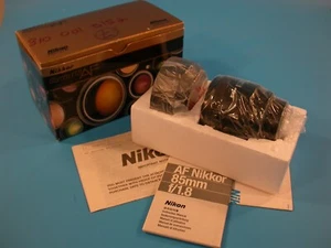 Nikon Nikkor 85mm f1.8 AF Prime Lens - Mint - New Never Used - Picture 1 of 14