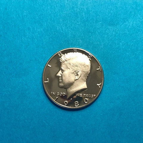1980 S Kennedy Proof Half Dollar   FREE SHIP Cover