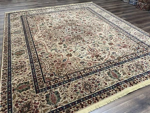 Karastan Samovar Medallion - 5'9" X 9'0" Wool Oriental Brown Area Rug - Picture 1 of 3