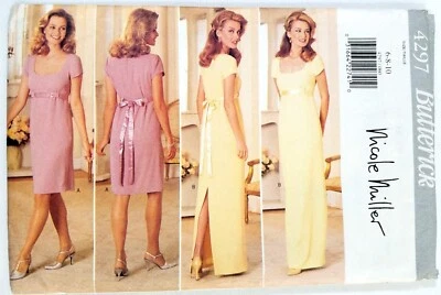 Butterick Sewing Pattern 4297 Sizes 6-8-10 Uncut Womens Formal Evening Dresses - Image 1 of 2