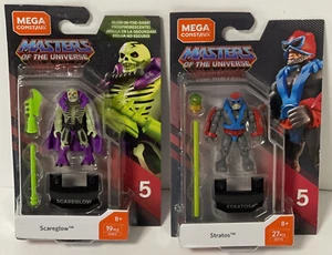 Mega Construx Masters Of The Universe Scareglow & Stratos SERIES 5 LOT 2018 New! - Picture 1 of 7