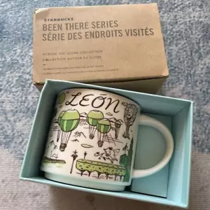 LEON Starbucks coffee Cup Mug 14oz Been There Series NEW in Box - Picture 1 of 5