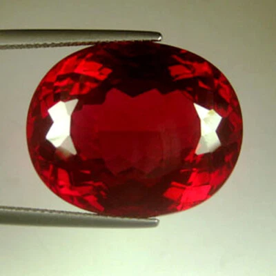 21.00 Cts. PIGEON BLOOD RED RUBY OVAL GEMSTONE - Image 1 of 2
