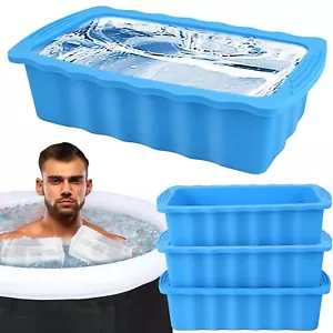 4P Extra Large Ice Block Molds for Ice Bath Tub Cold Plunge Accessories Water... - Picture 1 of 7