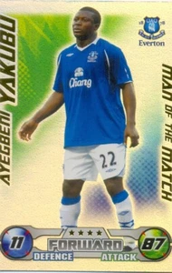 2008/2009 Topps Match Attax Man of the Match - Ayegbeni Yakubu - Everton - Bild 1 von 1