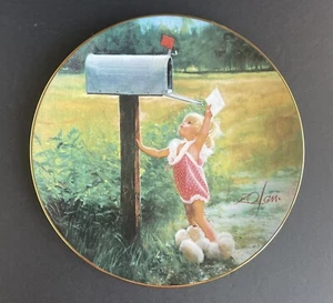 Pemberton & Oakes “Letter To Grandma” By Zolan Collection Plate COA & Story - Picture 1 of 20