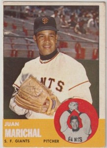 JUAN MARICHAL; 1963 Topps Baseball Card #440