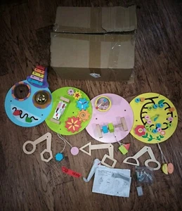 Caterpillar Wall Activity Center Busy Board 4 Panel Baby Toddler Read Descriptio - Picture 1 of 15