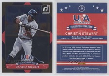 2015 Panini Donruss USA Collegiate National Team Gold /49 Christin Stewart #23