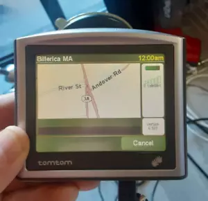 MODULE & STAND ONLY TomTom One Automotive GPS (4N00.004.2) ROUGH STAND *GPS - Picture 1 of 7