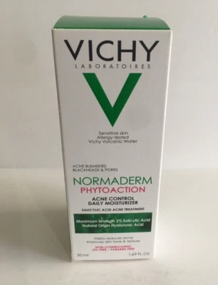 Vichy Normaderm PhytoAction 痤疮控制日常保湿霜 - 50 毫升,1.69 液量盎司 — 第 1/4 张图片