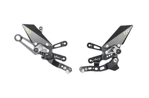 COMMANDES RECUL�ES LIGHTECH POUR APRILIA RSV4 2018 > 2023 NOIR FTRAP006W - Imagen 1 de 2