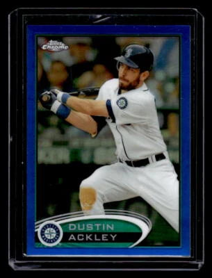 2012 Topps Chrome #107 Dustin Ackley Blue Refractor - Image 1 of 2