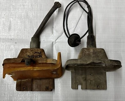 1967 Malibu Parking Light Housings Front Bumper Fog Lamp Brackets Chevelle SS - Image 1 of 4