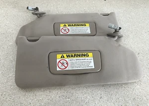 1999 2003 Acura TL CL Sun Visor Pair Set Driver & Passenger LH RH Beige OEM - Picture 1 of 3
