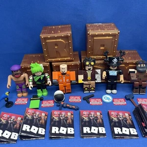 Roblox Serie 8 Konvolut 6 Mystery Box Figuren komplett mit neuen Codes KUPFERBOX - Bild 1 von 21