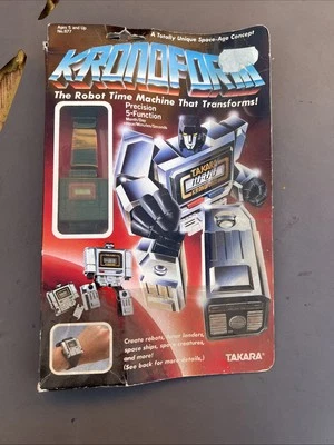 RELOJ TRANSFORMERS TAKARA 1983 G1 KRONOFORM LCD NUEVO SELLADO ¡RARO! - Imagen 1 de 4