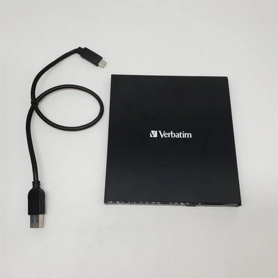 Verbatim Ultra HD 4K CD DVD Blu-ray Writer USB 3.2 GEN 1 USB-C [43888] - Image 1 of 4
