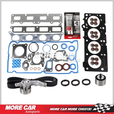 Juego de juntas de culata Kit de correa de distribución para 03-09 Chrysler PT Cruiser 03-05 Dodge Neon Foto 1 de 4