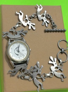 Orologio 28g Nativi Indiani Kokopelli Argento Sterling 925 Bracciale ~ by COLLEZIO - Foto 1 di 5
