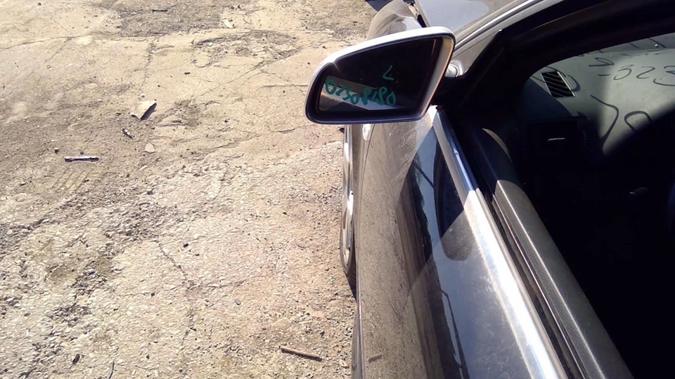 Espejo retrovisor lateral del conductor sedán eléctrico acabado aluminio para 04-05 AUDI S4 5216102 Foto 1 de 4