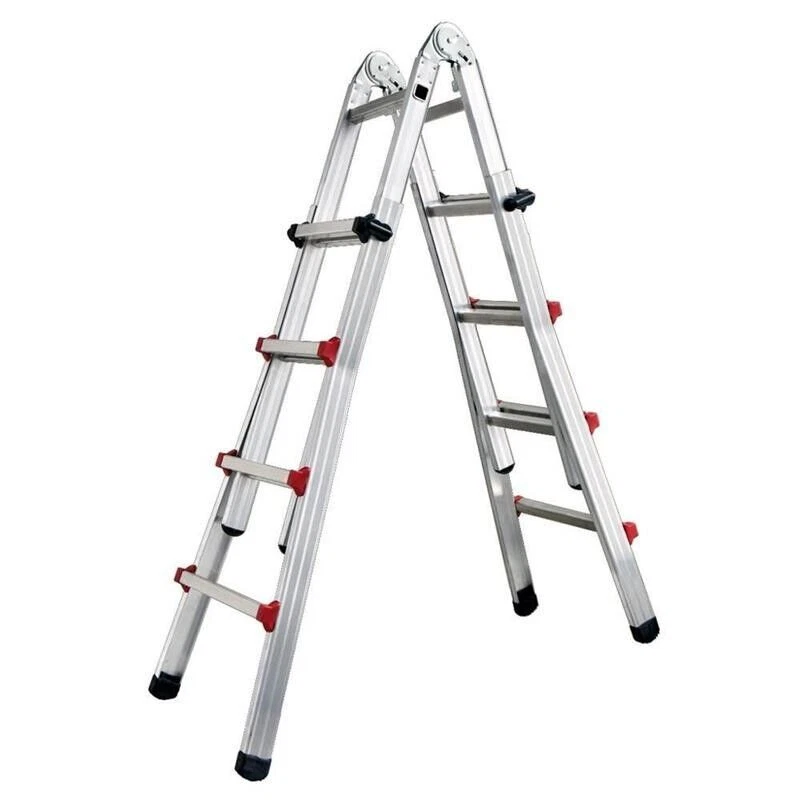 STEP UP PIUMA SCALA TELESCOPICA IN ALLUMINIO 6 + 6 GRADINI H 6.12MT - Immagine 1 di 1