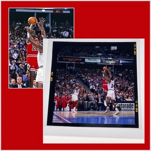 Michael Jordan 1990's Chicago Bulls Photo Original 120mm Color Transparency RARE - Picture 1 of 4