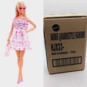 Neu Barbie Signature @BARBIESTYLE SPRING DATE FASHIONS komplettes OUTFIT HJX33  - Bild 1 von 9