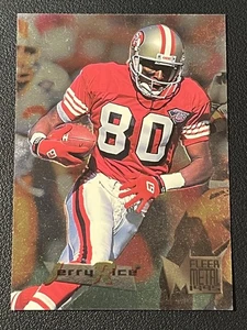 Tarjeta de fútbol americano Fleer Metal #34 1995 Jerry Rice San Francisco 49ers - Imagen 1 de 2