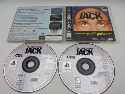 You Don't Know Jack Sony PlayStation 1, 1999 PS1 Complete With Reg NM Discs  - Image 1 of 4