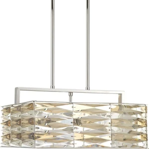 Progress Lighting P5154 The Pointe 5 Light 16"W Crystal - Chrome - Picture 1 of 4