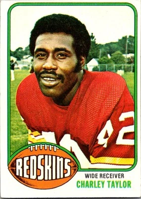 Charley Taylor 1976 Topps #450 Washington Redskins - Image 1 of 2