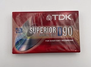 TDK Superior D90 Cassette Tape 90 Minuten Type I Normal Bias Factory Sealed Neu - Bild 1 von 6