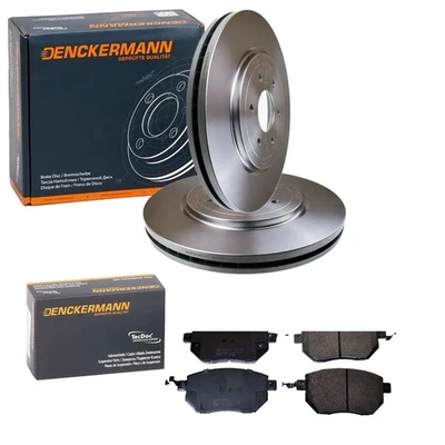 DENCKERMANN BREMSSCHEIBEN 320mm + BELÄGE VORNE passend für NP NAVARA PATHFINDER - Bild 1 von 4