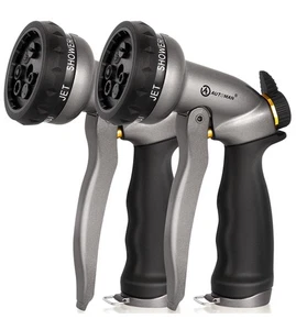 AUTOMAN Gartenschlauchdüse - 2er Pack, 100% Metall Hochdrucksprühdüse, L... - Bild 1 von 7