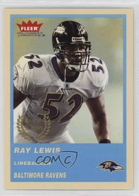 2004 Fleer Tradition Award Winner Blue Ray Lewis #328 HOF - Image 1 of 2