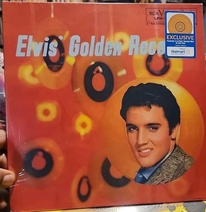 Elvis Golden Records 14 Of Elvis Greatest Hits Gold Vinyl Album RCA Records - Picture 1 of 4