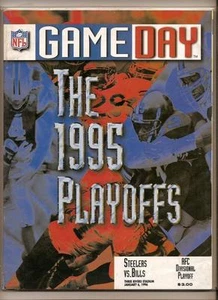 1995 AFC Divisional Playoff GameDay program Bills @ Steelers - Picture 1 of 1