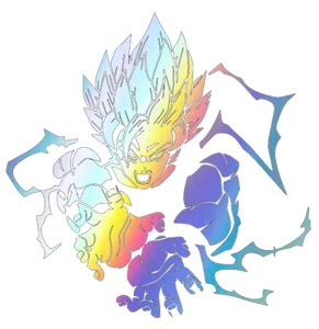 Holographic Vinyl Decal Truck Car Sticker - DBZ Dragon Ball Z Super Saiyan Goku - Picture 1 of 4