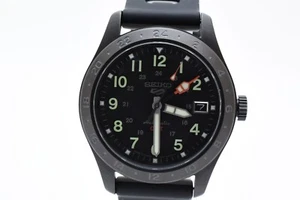 【MINT】SEIKO 4R34-00C0 SSK025 5 Sports Men's Black Field Automatic GMT Japan - Picture 1 of 13