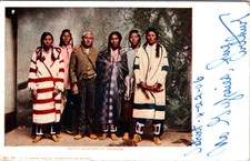 1906, Group of Blackfoot INDIANS Postcard - V.O. Hammon