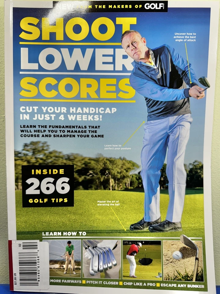 Golf Monthly Magazine Presents Shoot Lower Scores 266 Tips Inside 2024 - Image 1 of 1