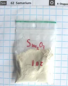 1 troy Oz Samarium Oxide 99% - Picture 1 of 3