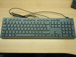 Dell USB Keyboard KB216 - Slim Wired Black QWERTY UK Layout
